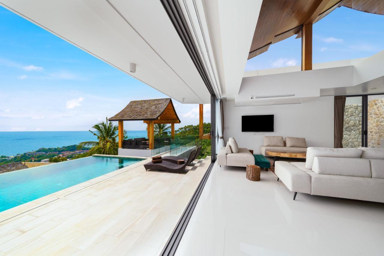 Samui Relax Airfreshing Privacy Modern Luxury Seaview Natural Rainforest Infinity Pool Villa With 3 Beds Suits With Housekeeper サムイ島 エクステリア 写真